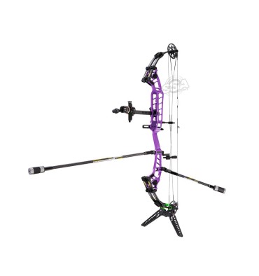 Kit arc à poulie HERO 10 II  30-40LBS 24.5"-27" RH PURPLE