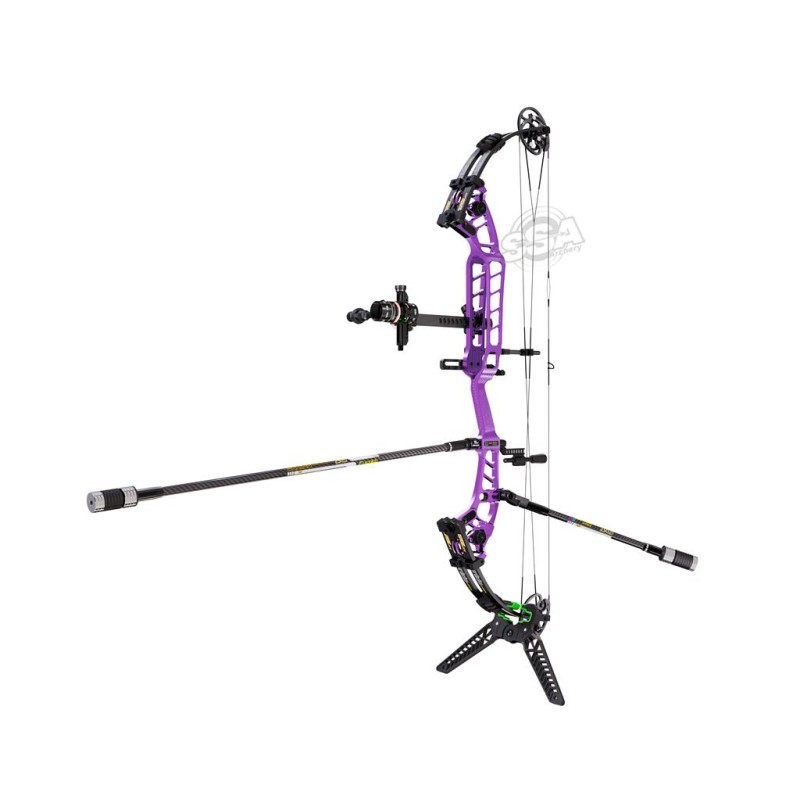 Kit arc à poulie HERO 10 II  30-40LBS 24.5"-27" RH PURPLE