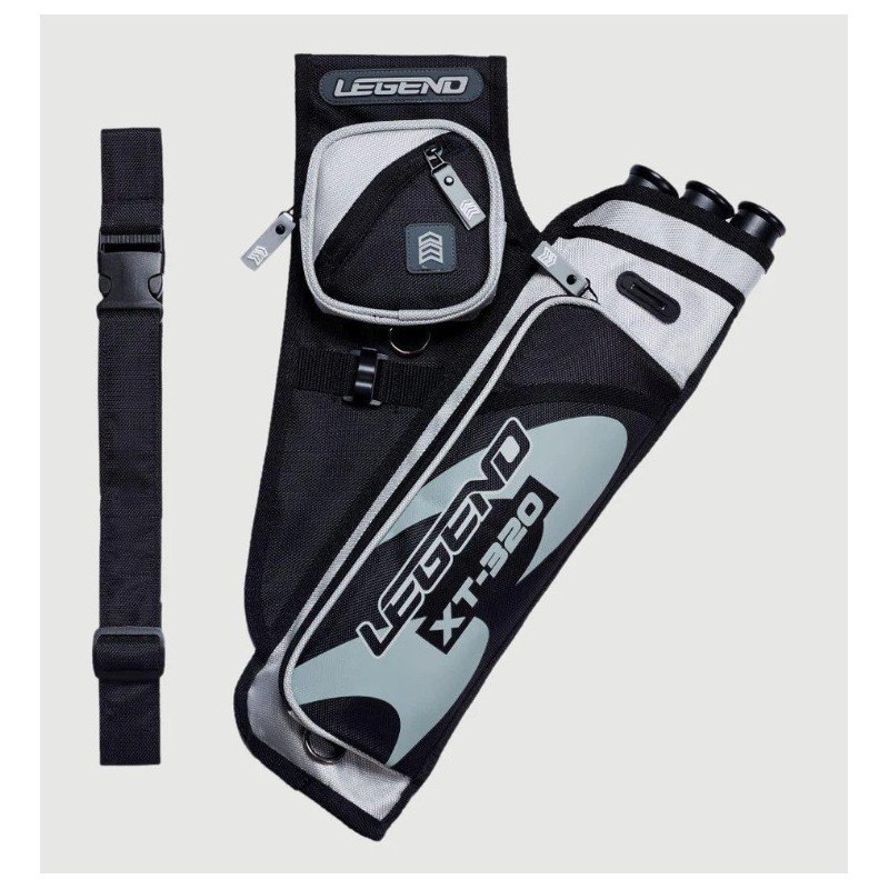 Carquois LEGEND XT-320 3 tubes, 2 poches + ceinture