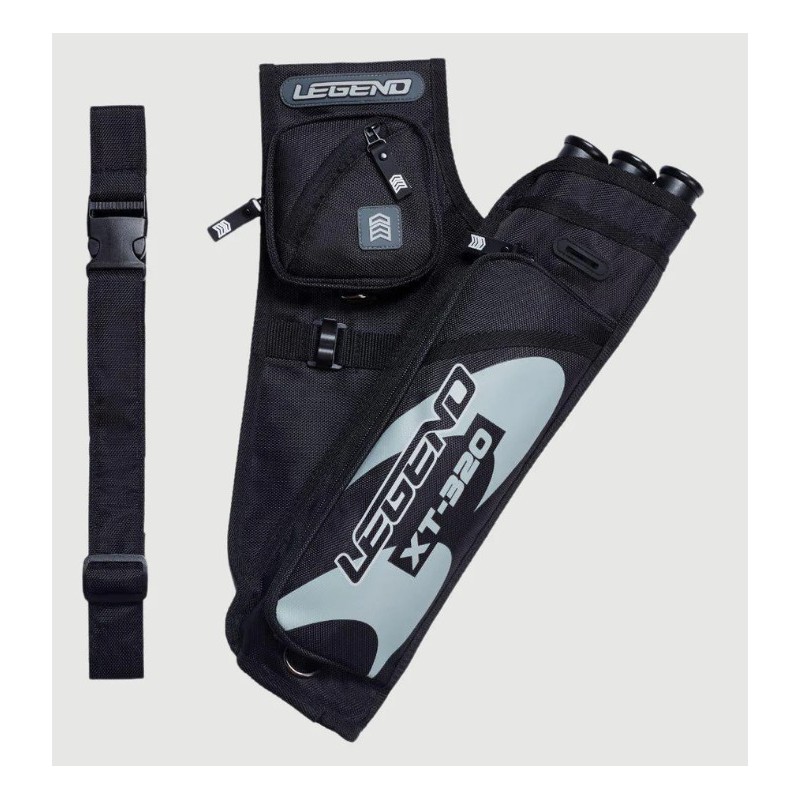 Carquois LEGEND XT-320 3 tubes, 2 poches + ceinture