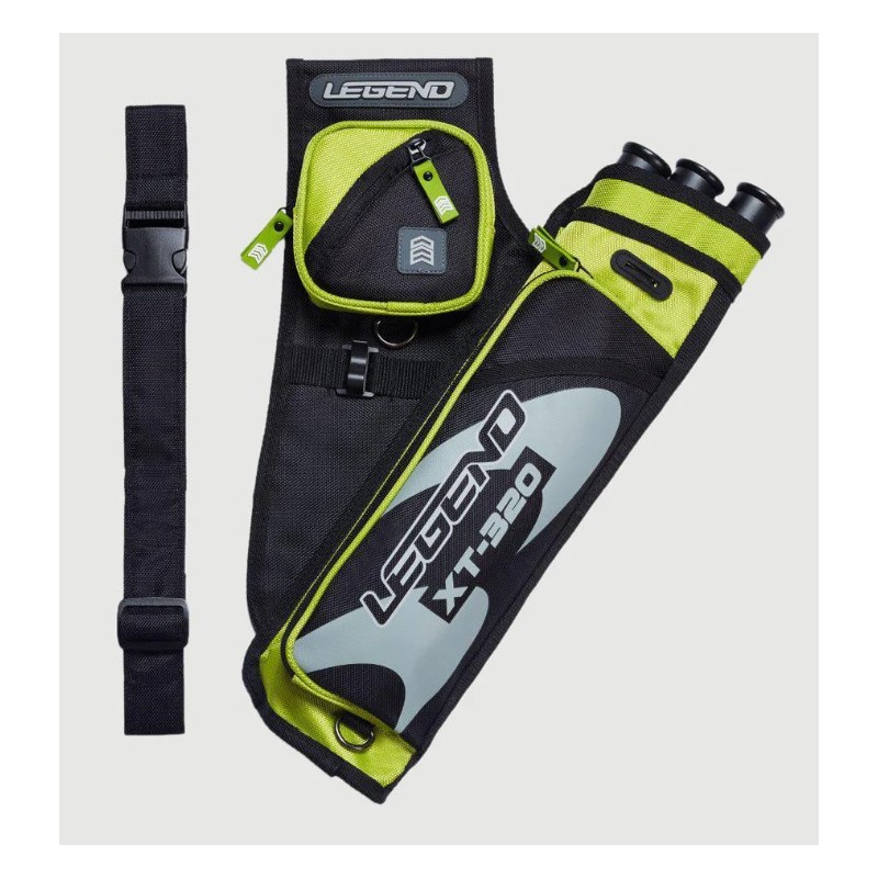 Carquois LEGEND XT-320 3 tubes, 2 poches + ceinture