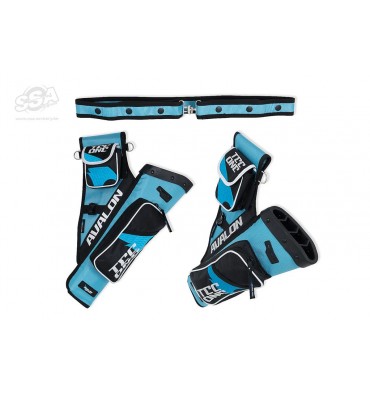 Carquois Avalon Tec One - 2 poches et ceinture - turquoise