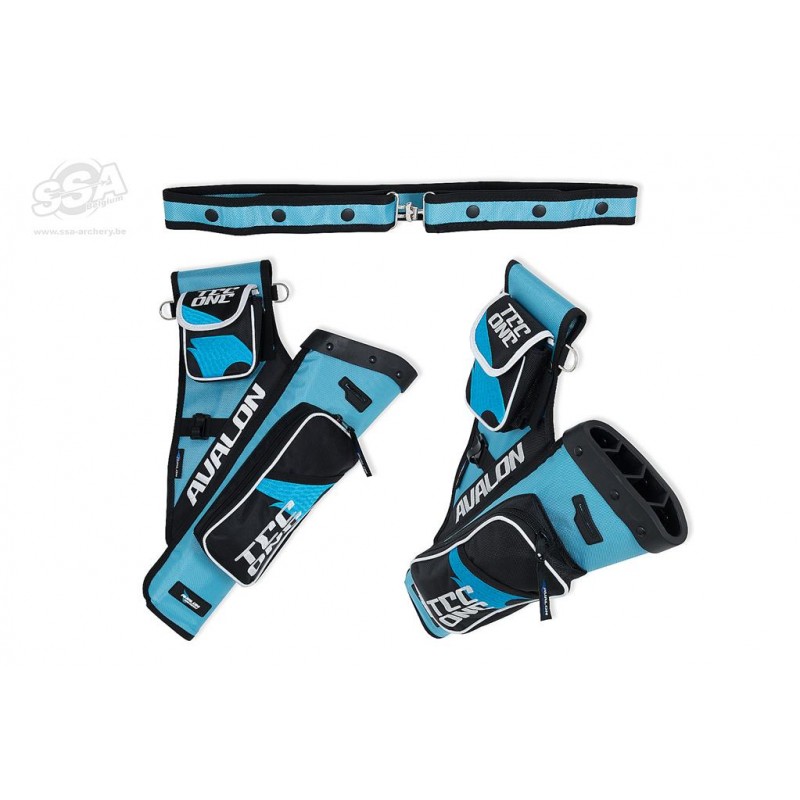 Carquois Avalon Tec One - 2 poches et ceinture - turquoise